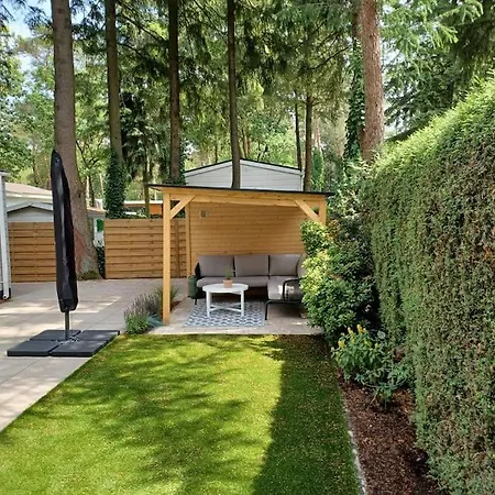 Boshuis Met Grote Tuin I Met Zwembad Hoenderloo